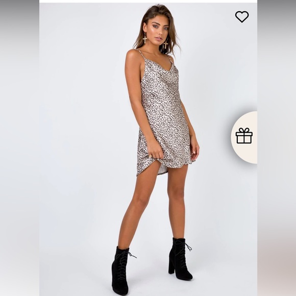 Leopard Betta Vanore Mini Dress - Picture 1 of 2